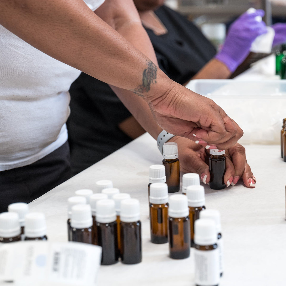 Essential Oil Concentrate Display